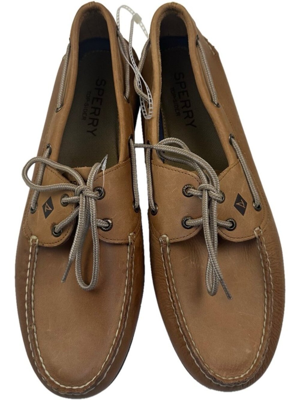 Sperry Top Sider Mens 13 Original 2 Eye Boat Shoes Leather Loafer Brown